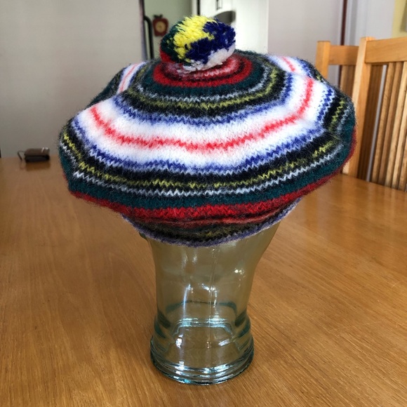 Dress Stewart Tartan Vintage Tam/Hat Made in Scotland 100% Pure New Wool - Picture 3 of 11